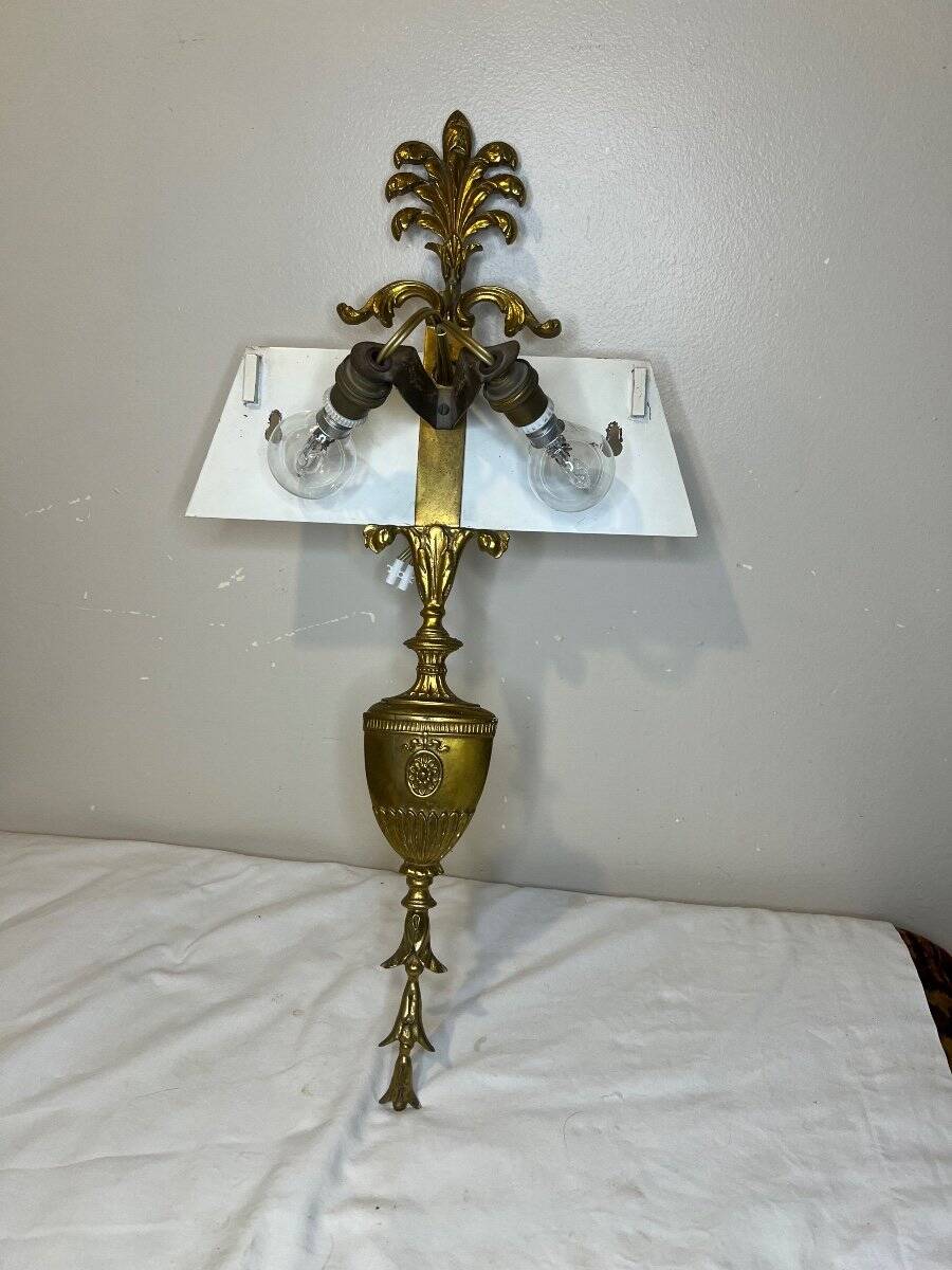 Large pair of wall sconces from the 20th century