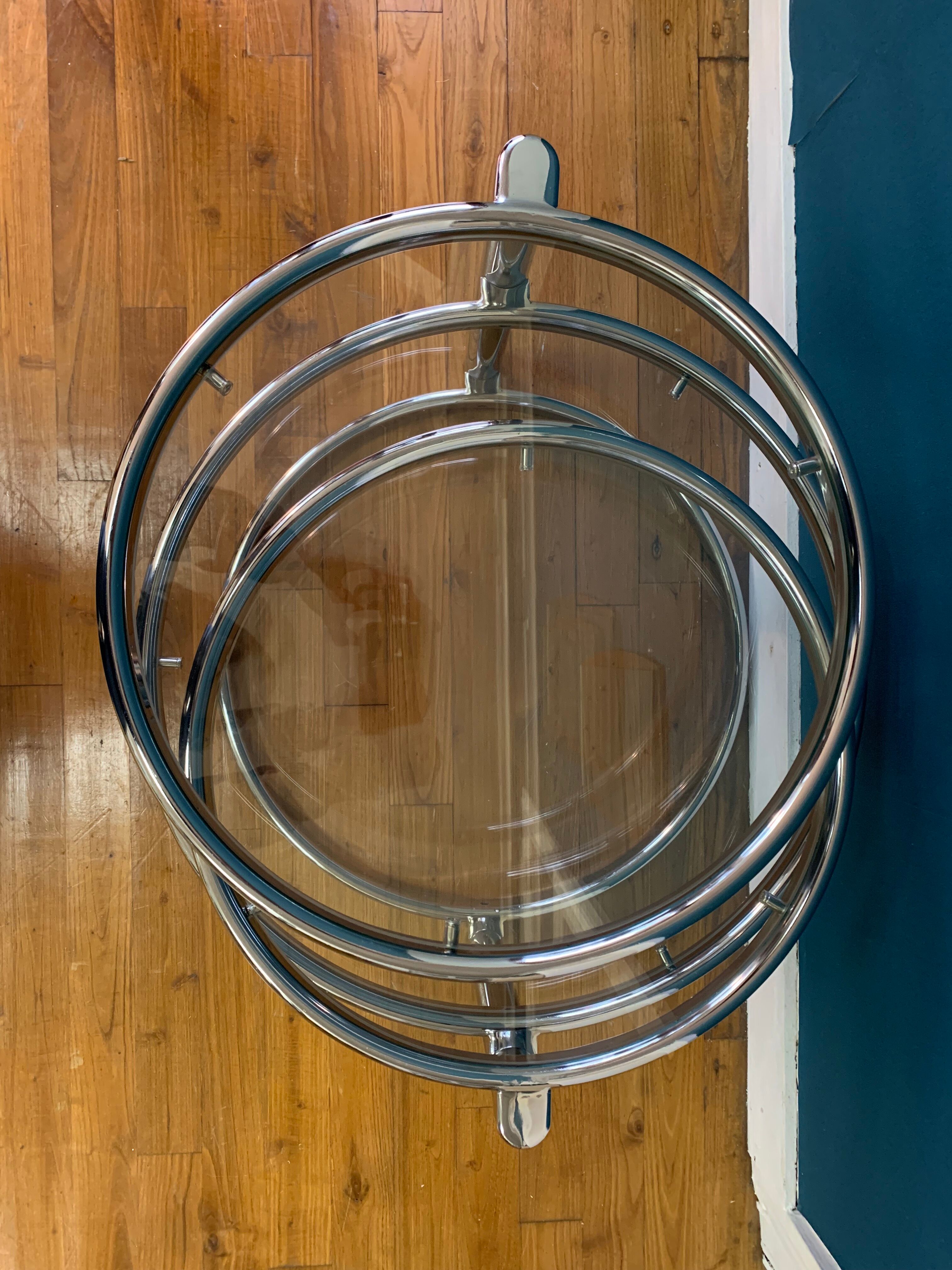 3-level coffee table Leitmotiv-swivel