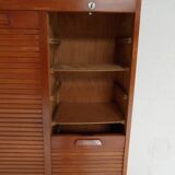 Vintage filing cabinet with roller shutters
