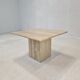 Italian coffee table in travertine, 1980s