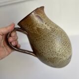 Stoneware pitcher carafe