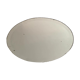 Old bevelled stitched oval mirror