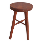 Tabouret en bois vintage