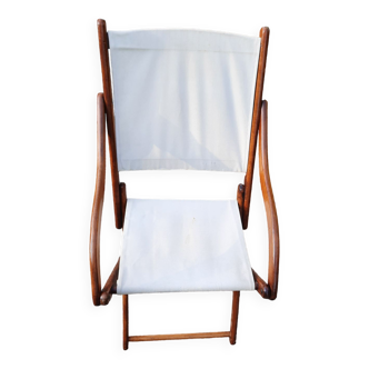 Old beach chair