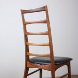 Set of 4 Danish Liz chairs in rosewood by Niels Kofoed, 1960s.