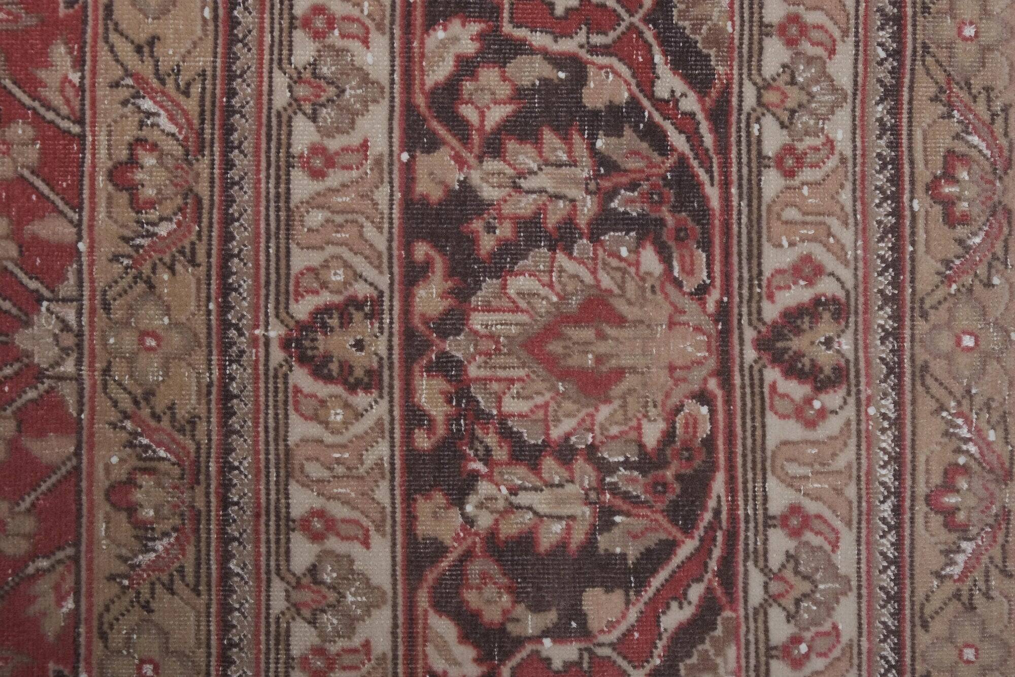 Vintage Turkish Oushak rug 242x296 cm
