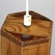 Hexagonal Pine Pendant Lamp – Sweden, 1970s