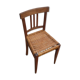 Renovated wicker-seated bistro chair