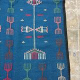105x155cm blue carpet