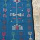105x155cm blue carpet