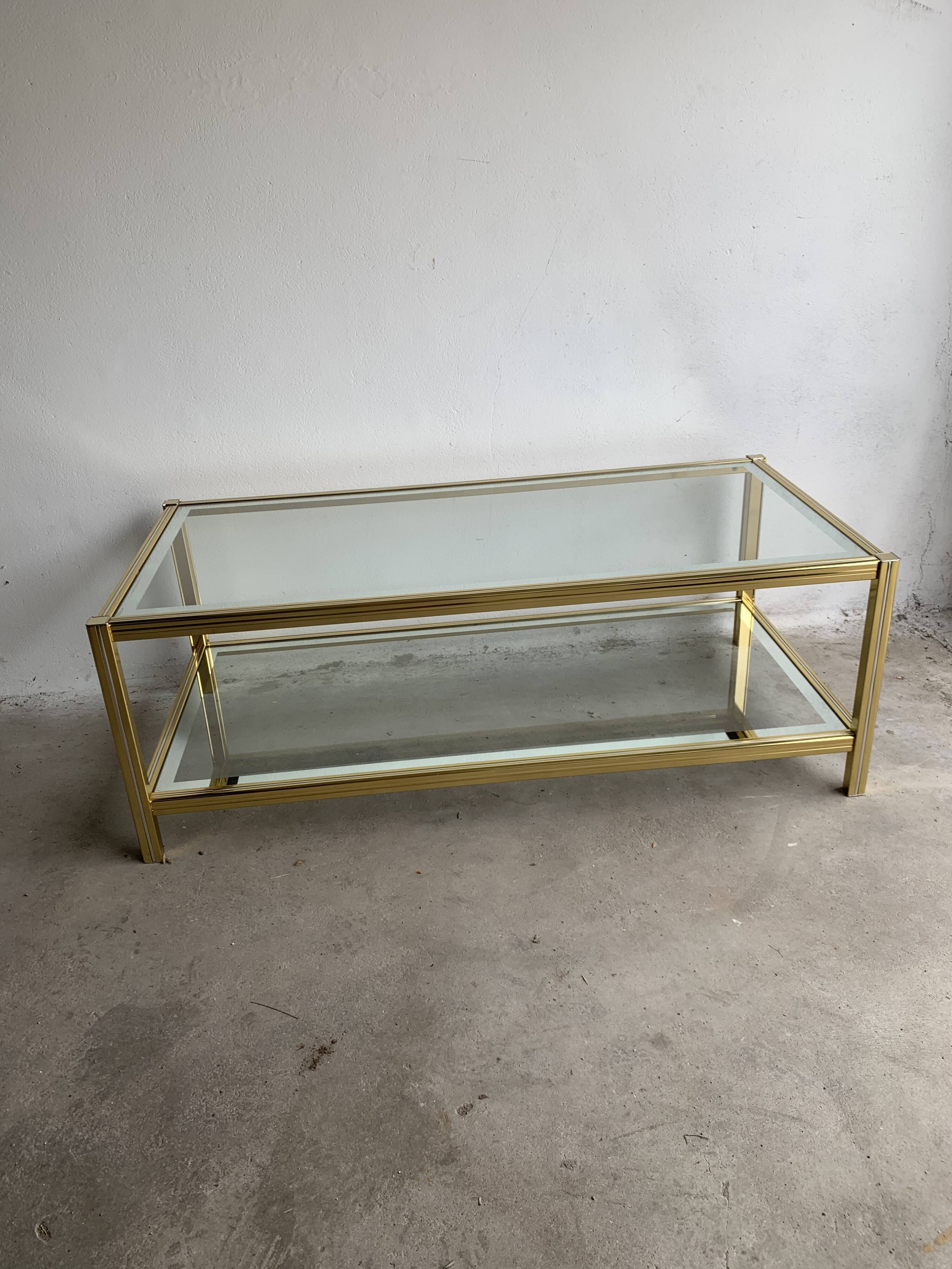 Golden coffee table, 1970s