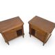 Pair of Italian bedside tables from the mid-20th century.