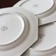 6 assiettes plates octogonales modèle Héritage - Johnson Brothers
