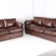 Roche Bobois leather sofa set