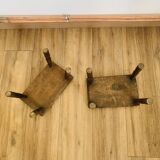 Pair of small rectangular stools