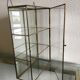 Vitrine murale laiton et verre