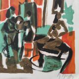 Lithograph by Marcel Mouly
