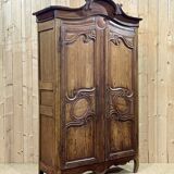 19th century Louis XV fir Cauchoise wardrobe