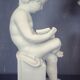 Sculpture of the child under study