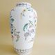 Gmundner Keramik floor vase with floral decor