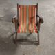 Vintage children's chaise longue