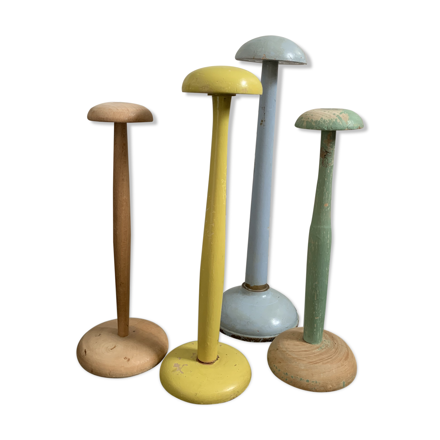 Vintage wooden hat doors