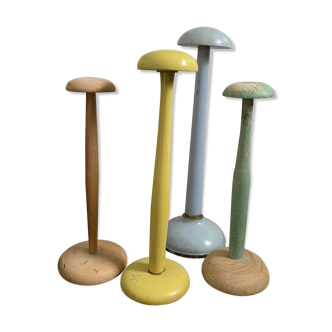 Portes-chapeaux en bois vintage