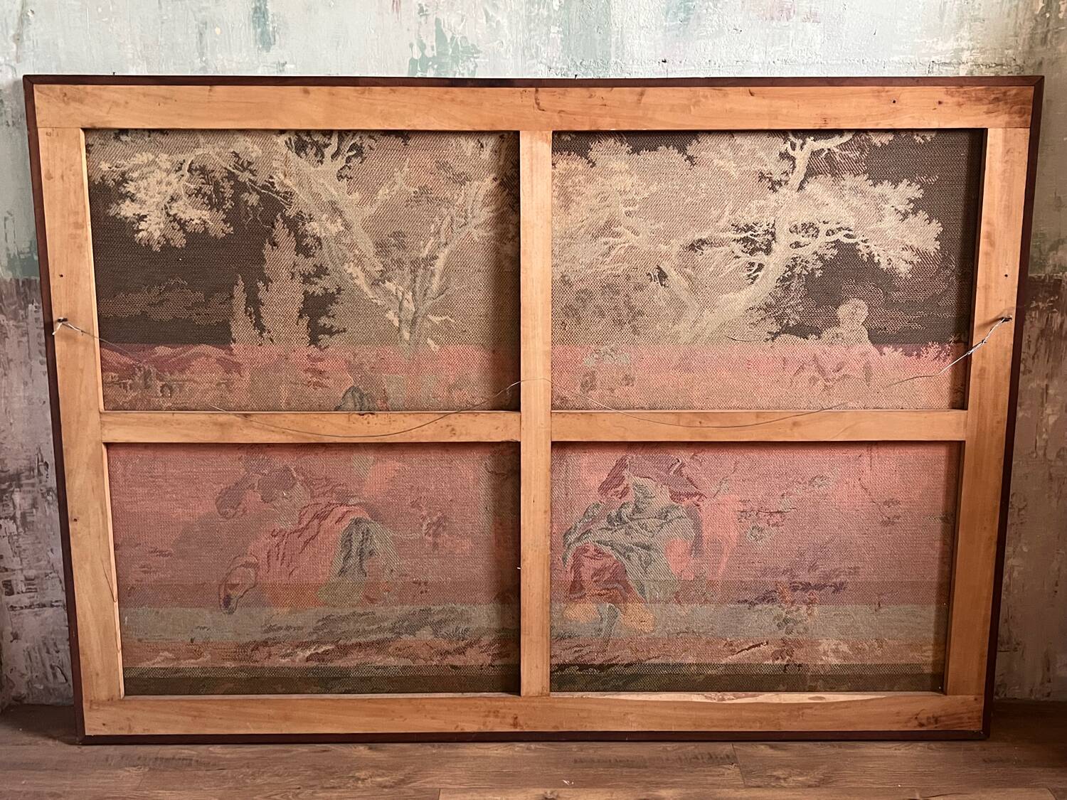 Vintage Framed Wall Tapestry