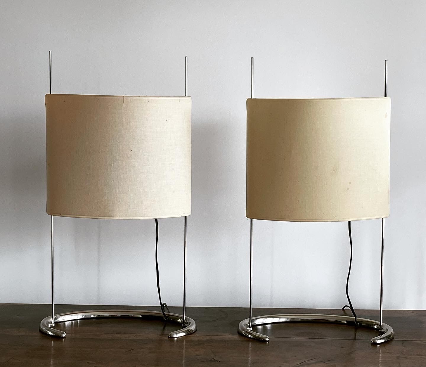 Pair of large "Gala" lamps by Paolo Rizzato, 1970s
