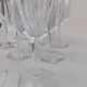 9 grands verres en cristal de baccarat, modèle Malmaison.