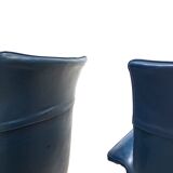 Set of 2 Kill International 6727 leather office chairs by Fabricius & Kastholm