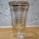 Ensemble de 3 Verres à Vin Cuit Art Déco - 1940 Certifié - Filets Dorés - French