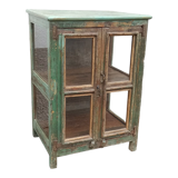 Vitrine ancienne vitrée en bois