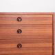 Large double chest of drawers, 8 drawers, in teak by Borge Mogensen 1960.