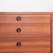Commode double, 8 tiroirs, en teck par Borge Mogensen 1960
