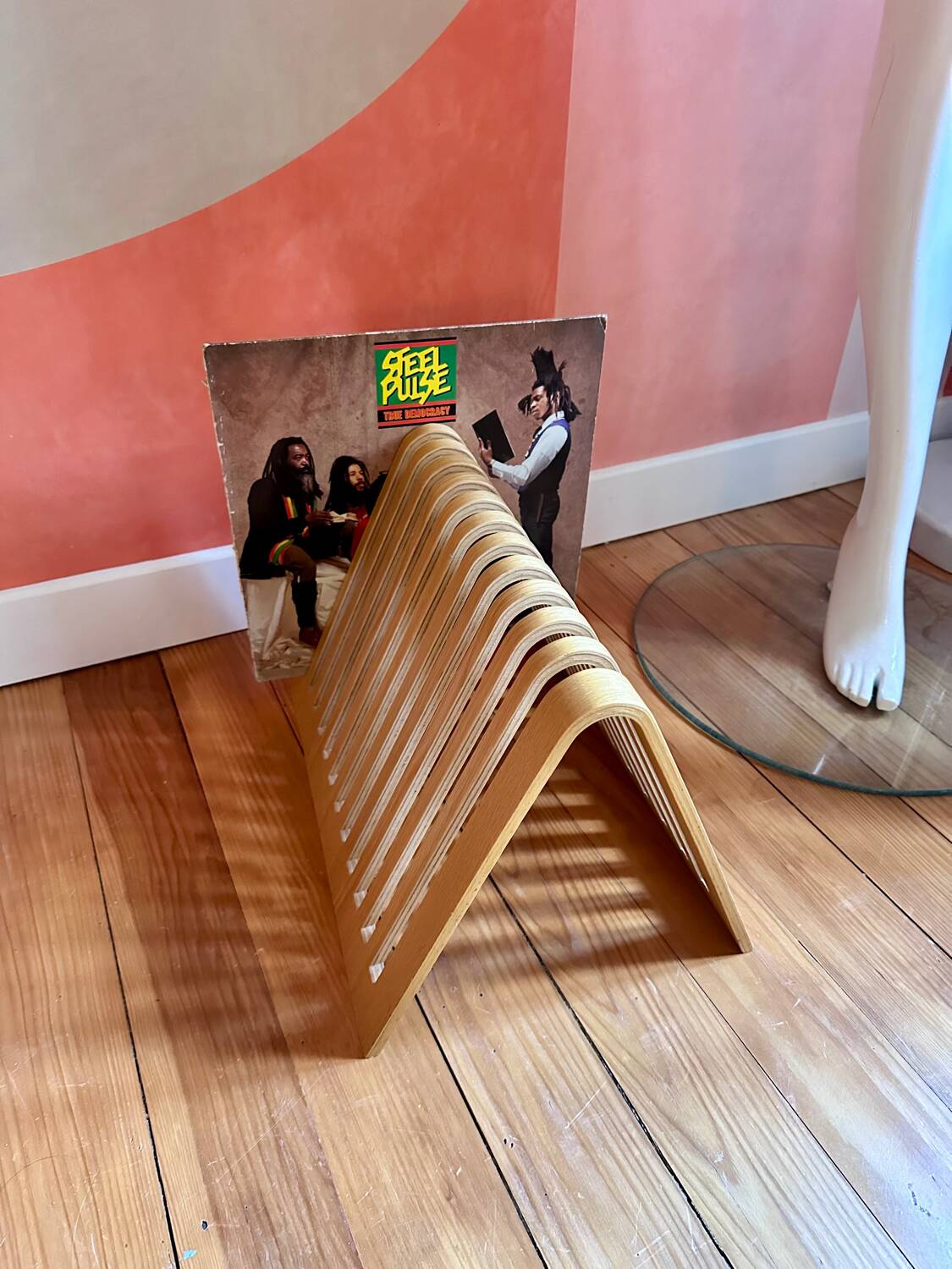 Porte-revue, vinyle en bois par Habitat, 1990