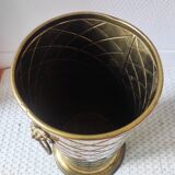 Vintage brass umbrella stand