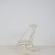 Scandinavian rocking chair with unusual design, 1950s