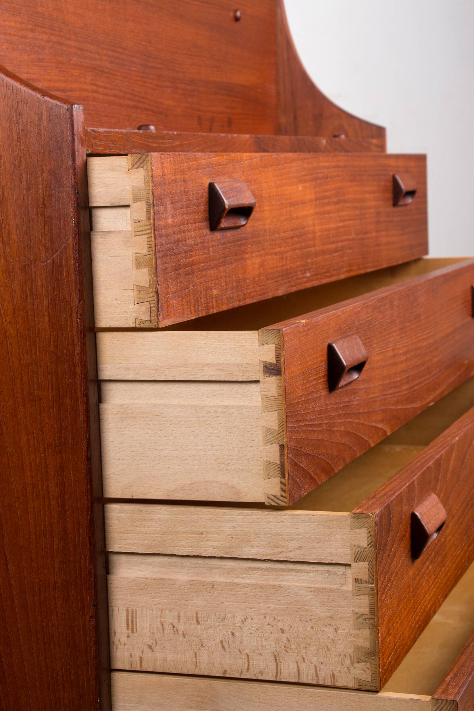 Secrétaire, bureau, Danois en Teck par Borge Mogensen pour Soborg Mobelfabrik 1960.