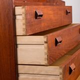 Secretary, desk, Danish in Teak by Borge Mogensen for Soborg Mobelfabrik 1960.