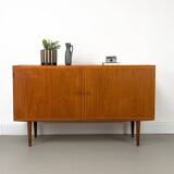 Enfilade danoise en teck par Carlo Jensen pour Hundevad & Co., 1960s