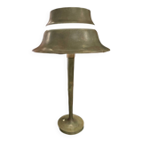 Art deco table lamp, jean perzel (73cm) no. 516 bronze opaline glass 1936