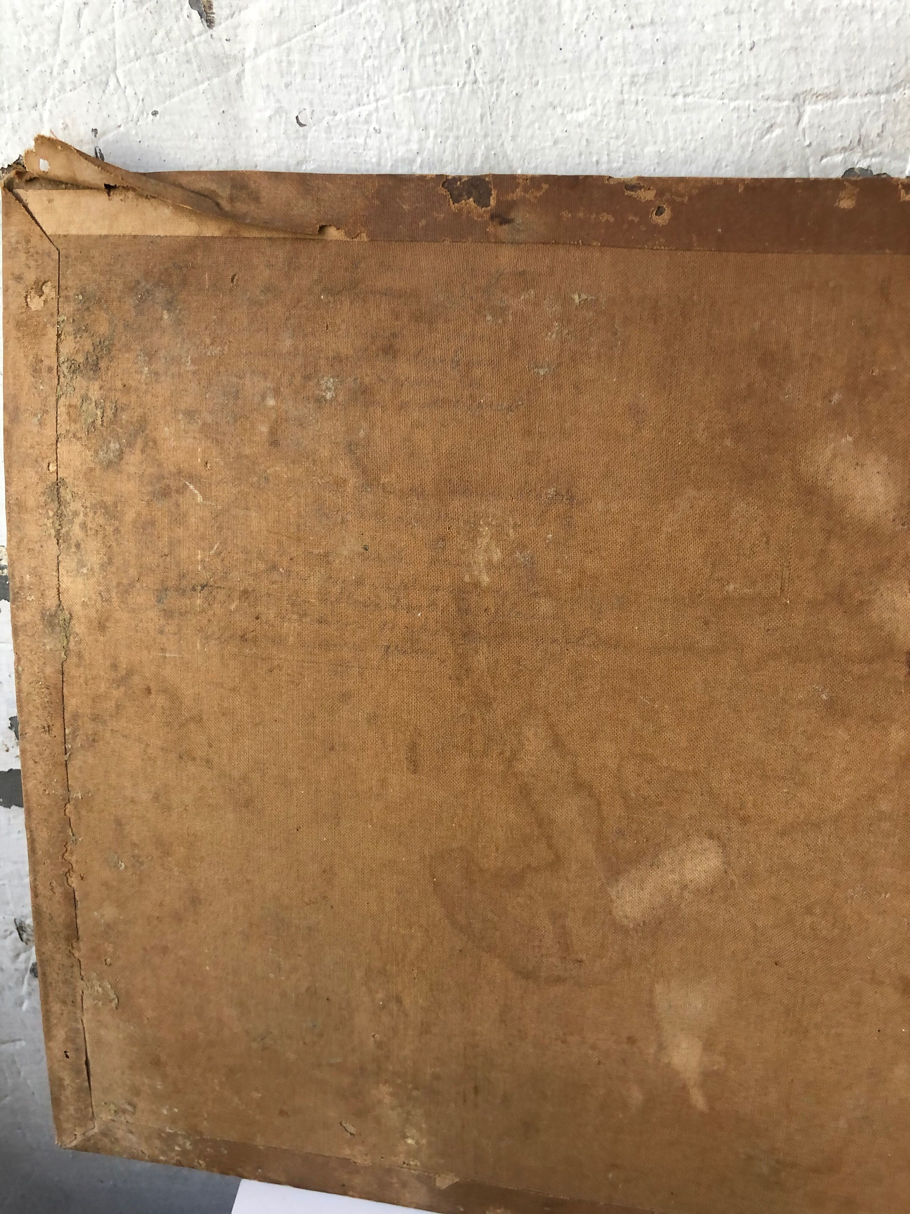 J.Ryck oil painting on cardboard