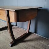 Authentic old solid oak desk in very good condition