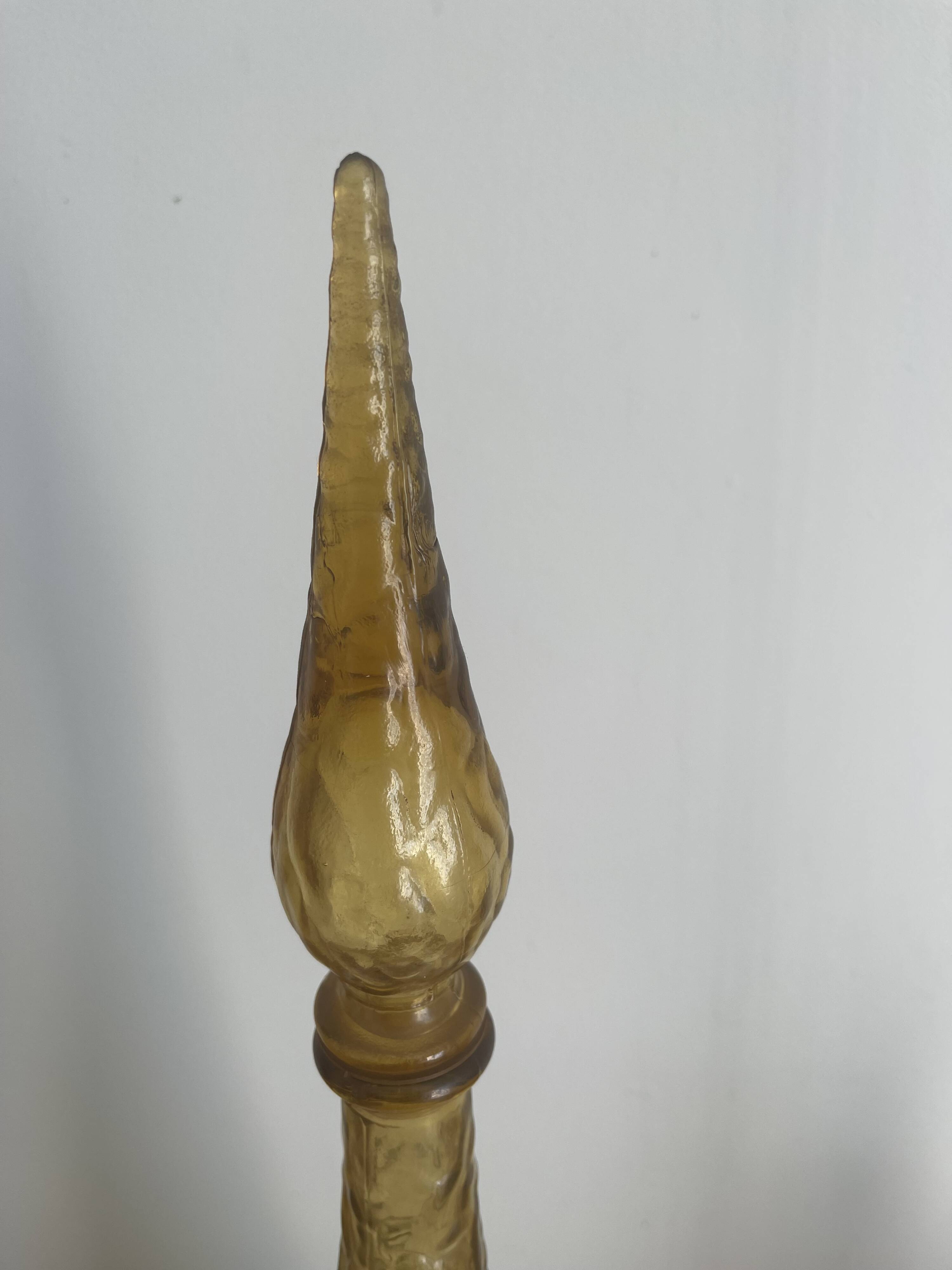 Italian glass carafe from Epoli