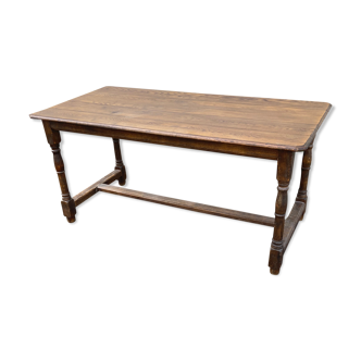 Ancient solid oak farm table