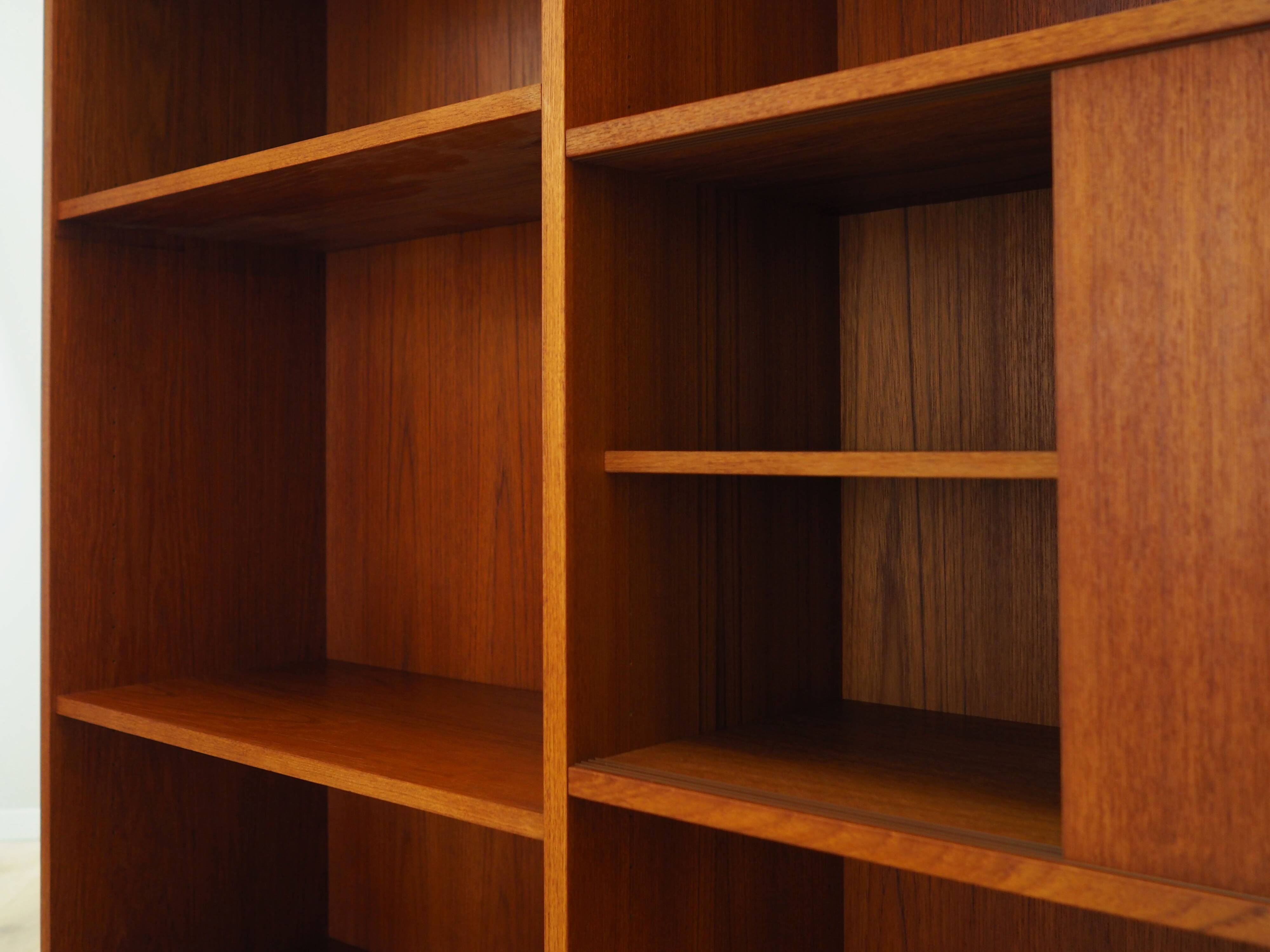 Teak bookcase, Danish design, 1970s, production: Denmark