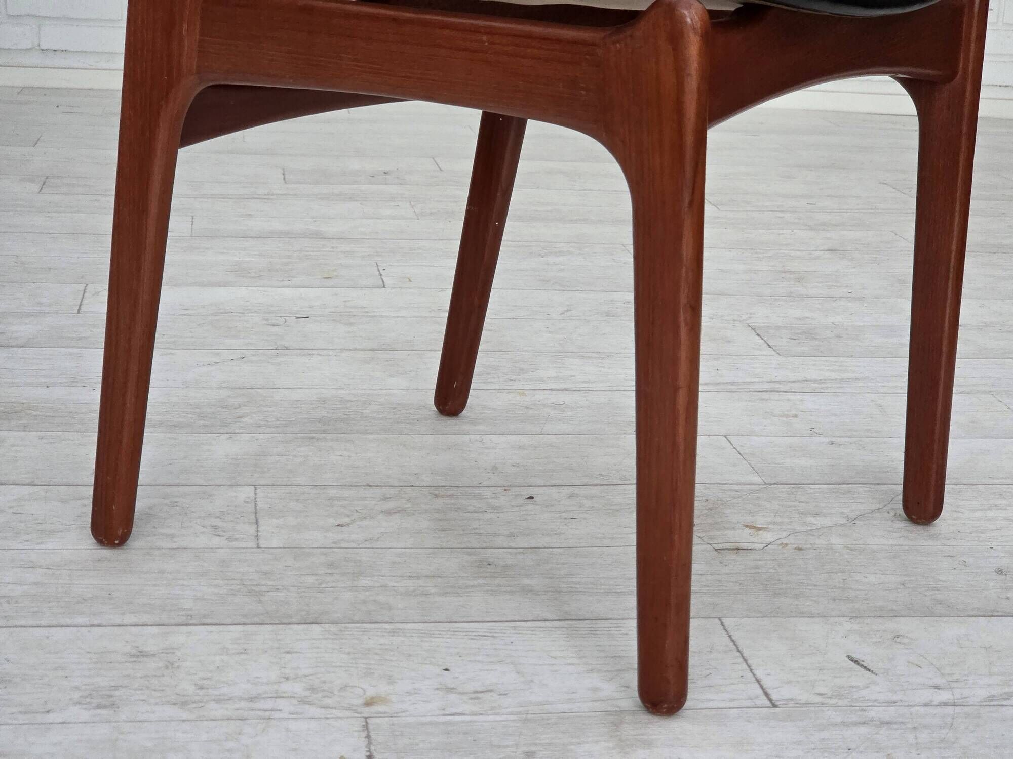 1960s, Danish design by Erik Buch, model 49, pair of chairs, teak wood.