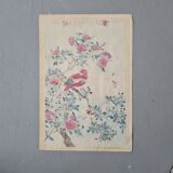 Antique Japanese Wood Engraving of Gyōsan. Late 19th Century.