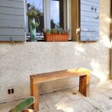 Handcrafted bench
